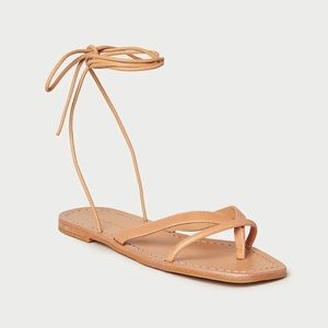 Loeffler Randal Lilla Honey Thong Wrap Sandal